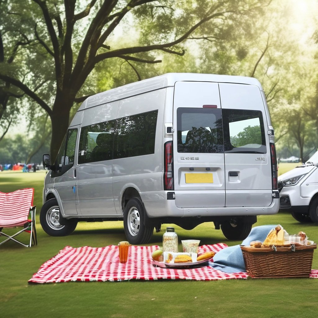 JMC Fushun Van 2023 2.0T Business Passenger Van Diesel LHD Passenger JMC Mini Bus for Sale