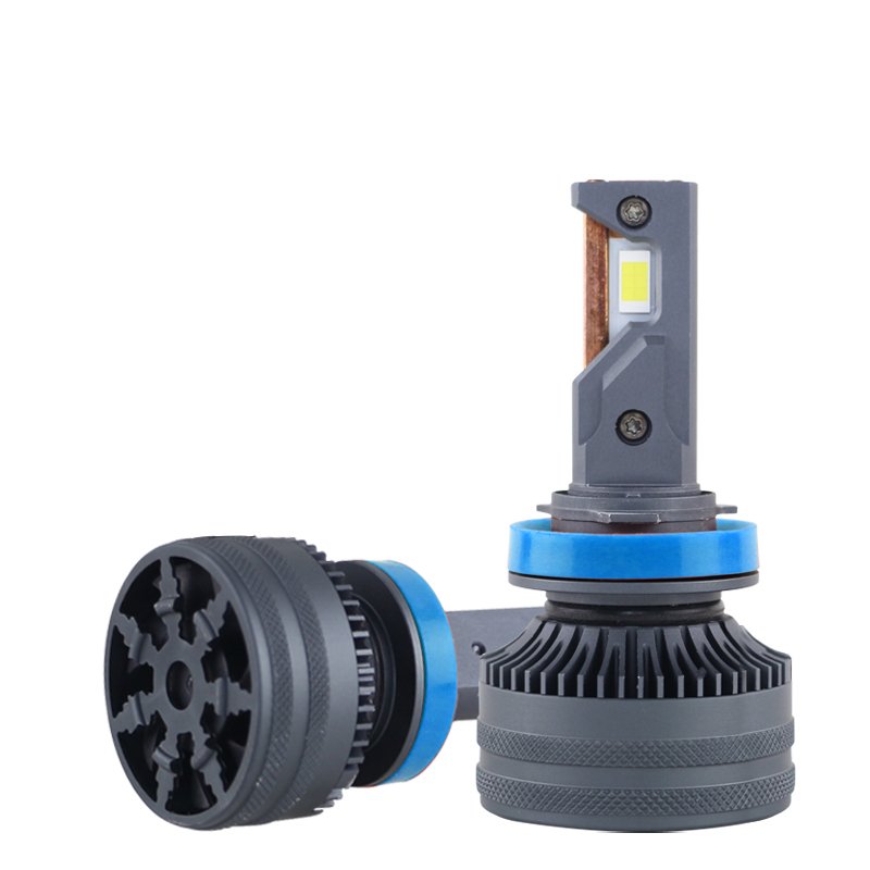 Brieyes New Design 65W Dual Copper LED Headlight H1 H3 H4 H7 H11 H8 9005 9006 9004 9007 Car LED Motorcycle LED