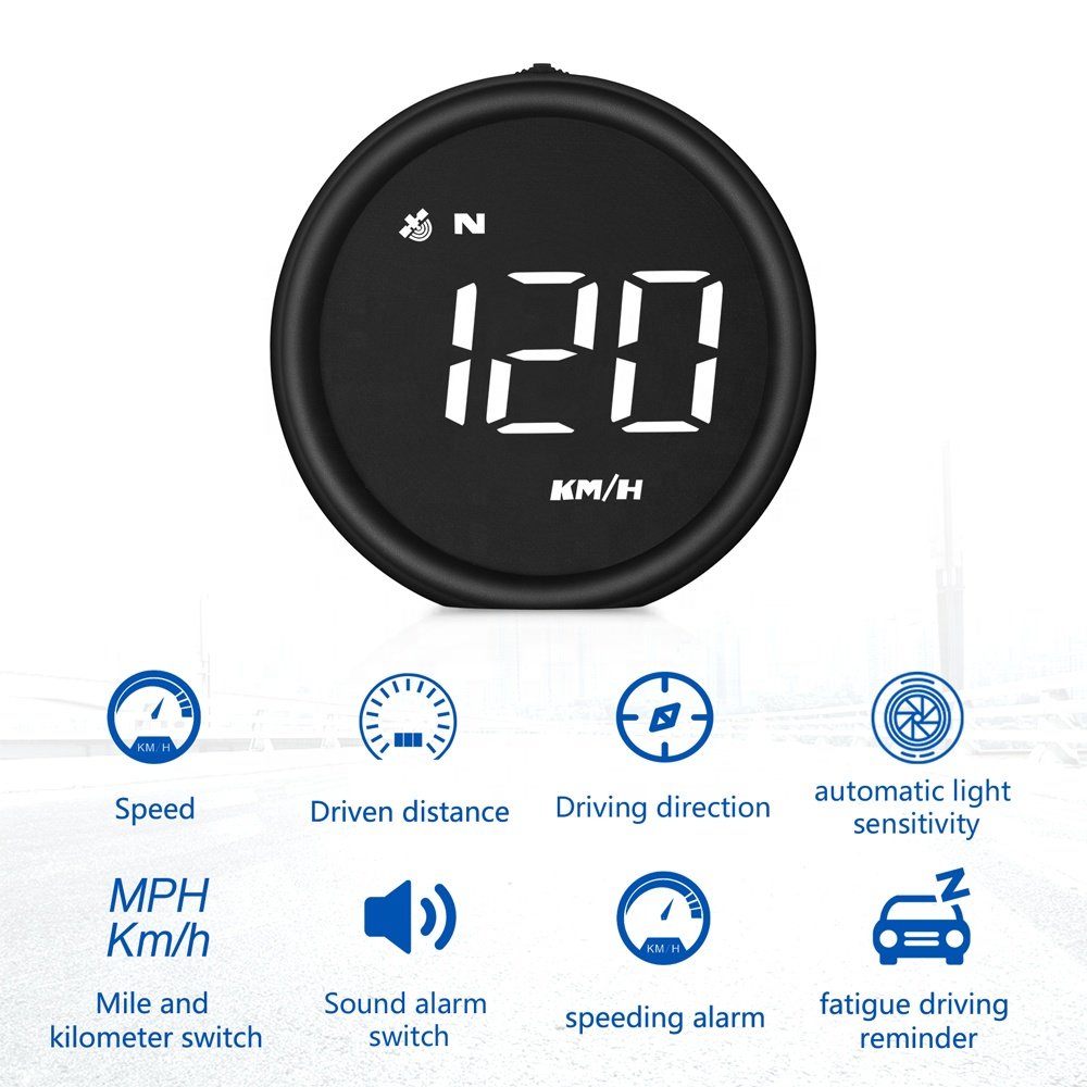 HUD G1 Popular 100% Universal LED HUD Head up Displays for Speed Display GPS Speed Display