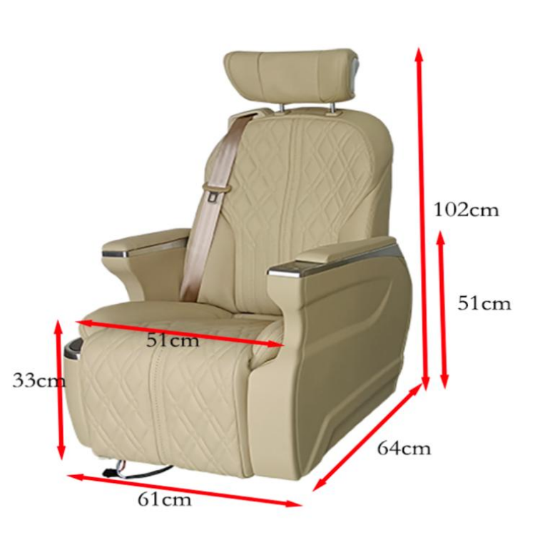 Leather Comfort Seat for Toyota Alphard VIP Luxury Van Interior Accessory Car Chair With Comfortable Features