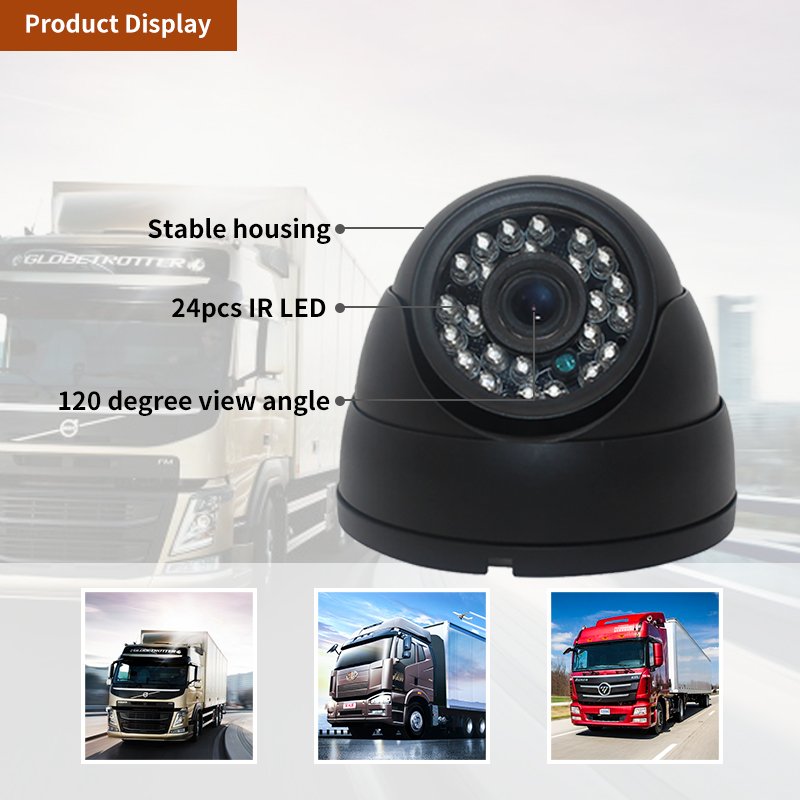 Oem Rotating Infrared Light Smart Back Dumper Tipper Ip68 720p 170 Degree Side View Truck Reverse Camera for Car
