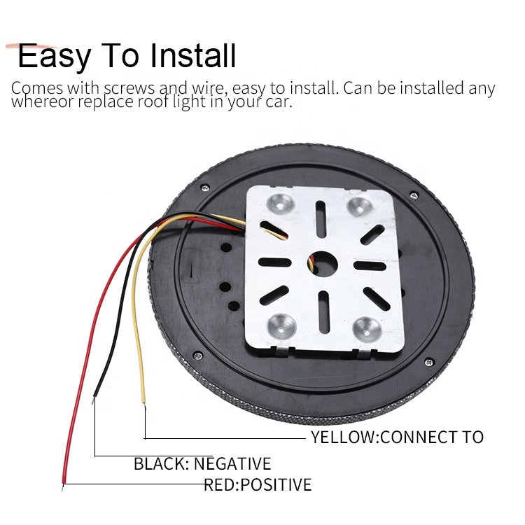 12V 46 LED Night Light Universal Auto Dome Roof Ceiling Interior Reading Lamp Premium Automotive Accessories for Car Lighting