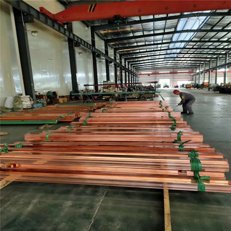 Custom Lightning Protection Grounding System Conductor Copper Coated Steel Grounding Busbar Copper Clad Steel Flat Bus Bar