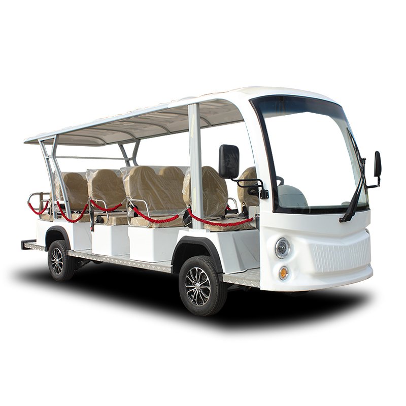 Customized 14 Seater Mini Convertible Tour Bus Electric Drive 4 Wheel Reception Vehicle for Sale