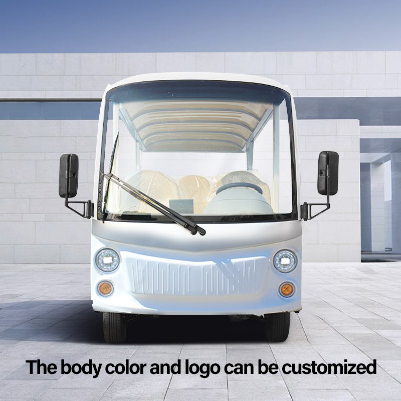 Customized 14 Seater Mini Convertible Tour Bus Electric Drive 4 Wheel Reception Vehicle for Sale