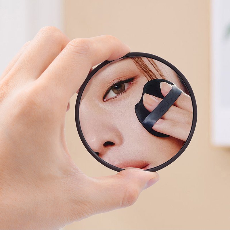 Mirror Factory Custom Logo Led Portable Customized Printing Pocket Handheld Metal Compact Mirror Makeup Mirrors With Led Light