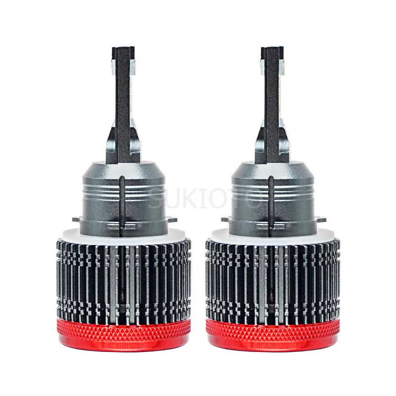 1 Set SUKIOTO GENUINE 60W H15 LED High Beam Canbus No Error Lamp for Car Audi Benz BMW Volkswagen Golf LED Daytime Running Light