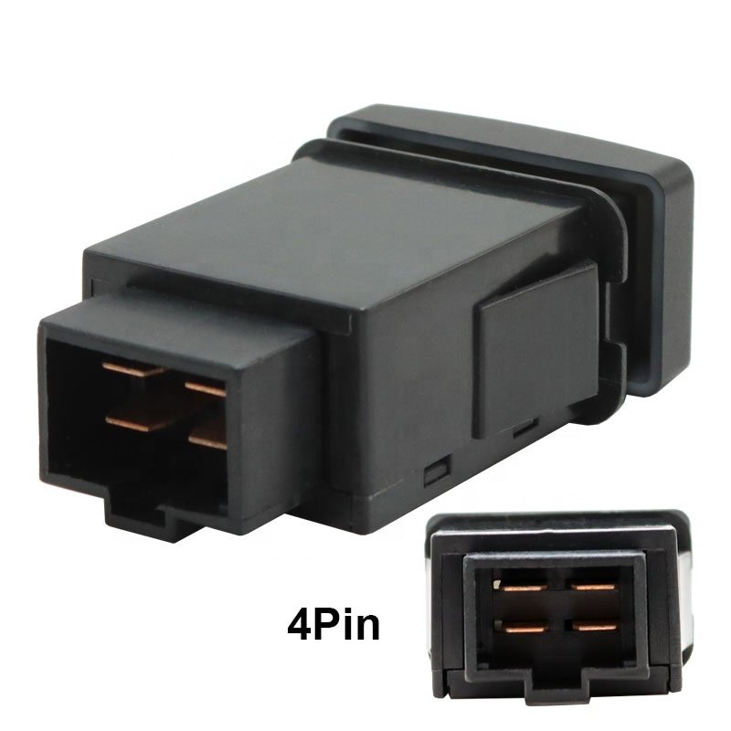 Auto Accessories Car Led Light Bar Switch Push Button With Wiring Kit ON-OFF Auto Switches Auto Lighting System