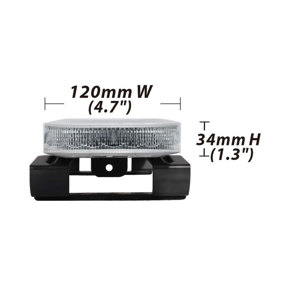 48'' Amber LED Full Size Light Bar with Bracket Mounting YL-506-1230