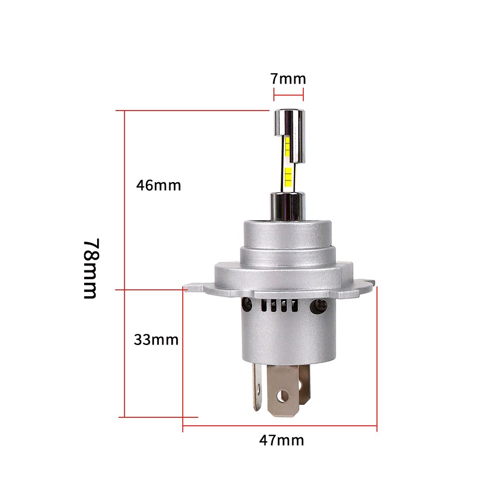 High Power 360 Degree Design R7S 70W 8000Lm Car Led Light Bulb Waterproof Super Bright Led Headlights Auto Lighting System