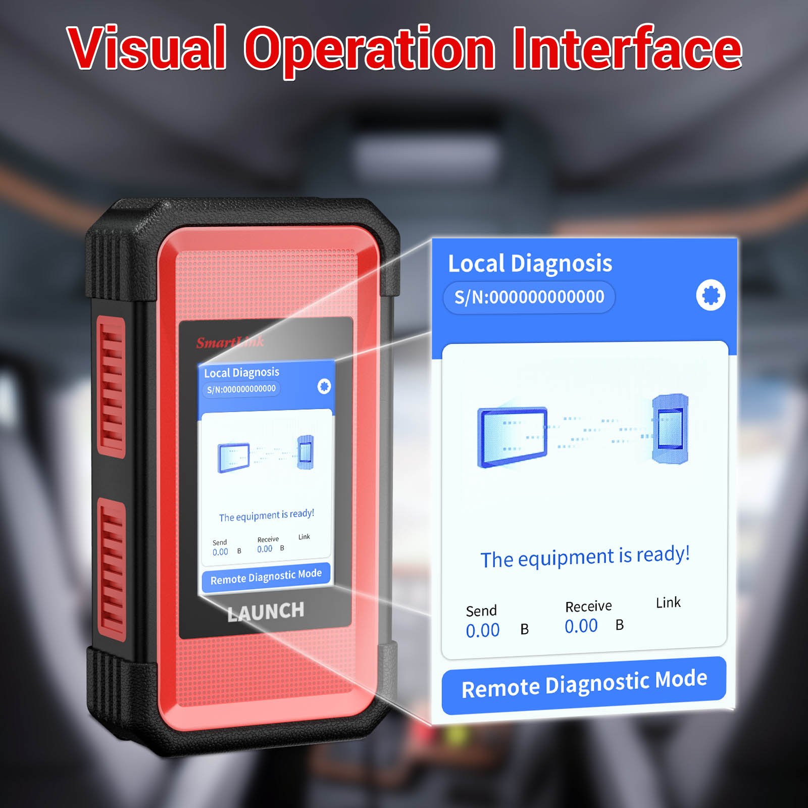 Launch X431 Heavy Duty Truck Diagnostic Scanner Work With V+ PRO 5 Launch Smartlink C2.0 hd Module