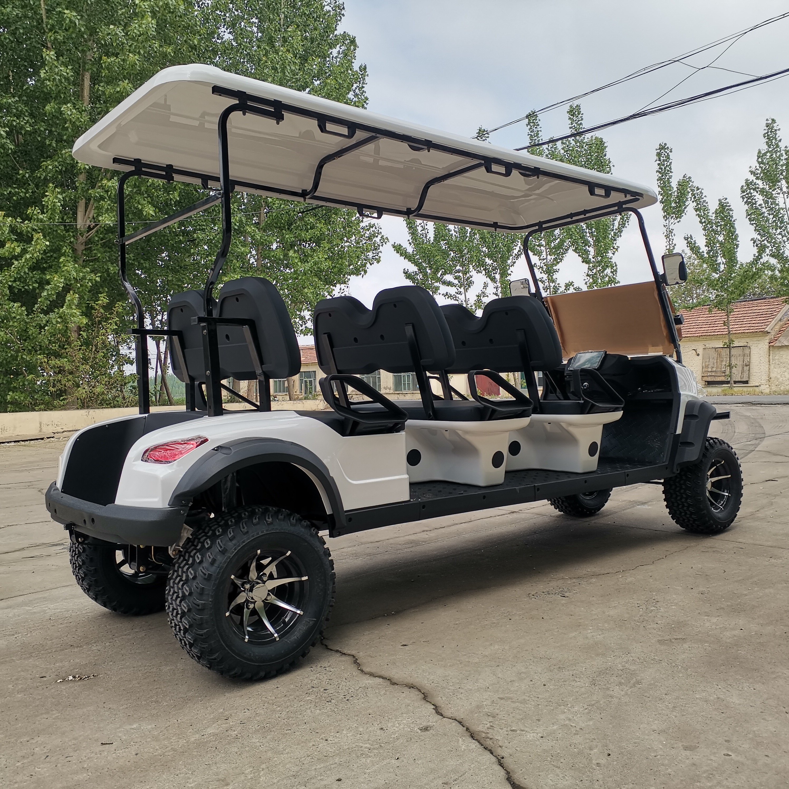 High Quality Electric Golf Cart 14 Inch Family Electric Tricycle 4 Wheel Electric Scooter