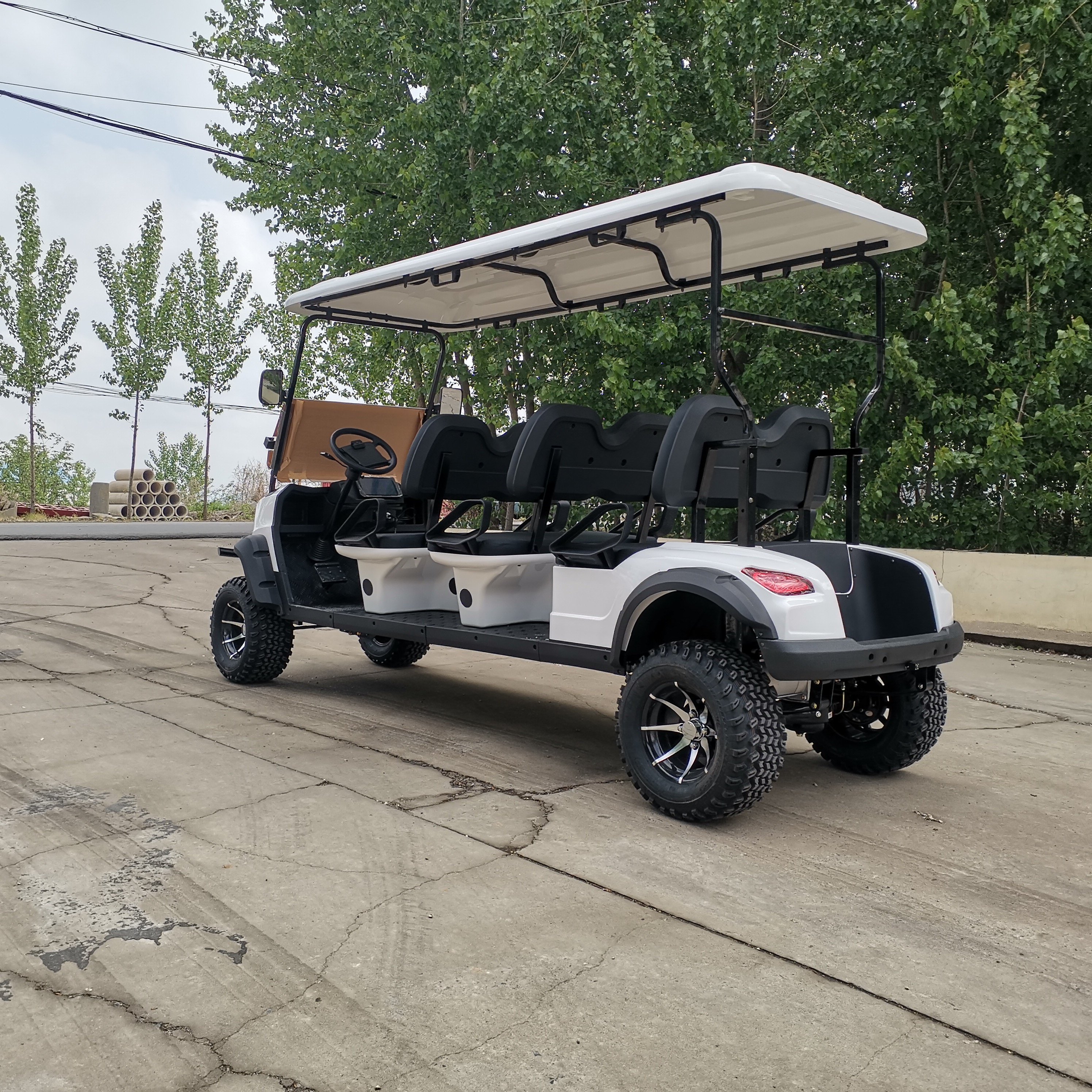 High Quality Electric Golf Cart 14 Inch Family Electric Tricycle 4 Wheel Electric Scooter