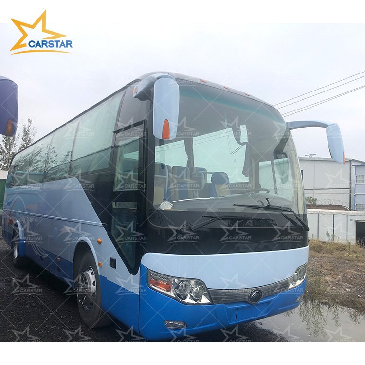 Used 12m Diesel 2 Axles LHD Passenger Bus Price 60 Seater Used Bus Luxury Coach