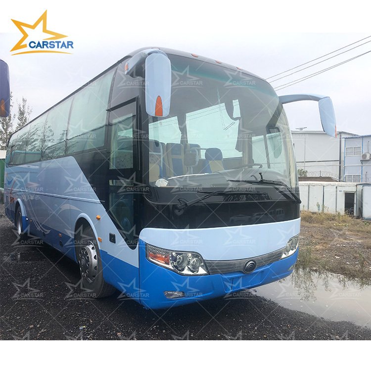 Used 12m Diesel 2 Axles LHD Passenger Bus Price 60 Seater Used Bus Luxury Coach