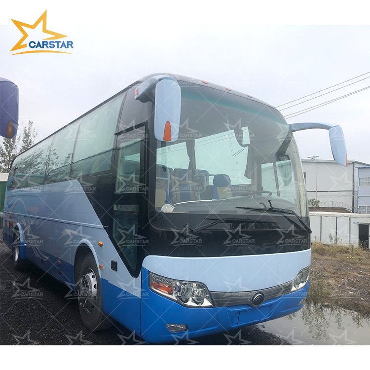 Used 12m Diesel 2 Axles LHD Passenger Bus Price 60 Seater Used Bus Luxury Coach