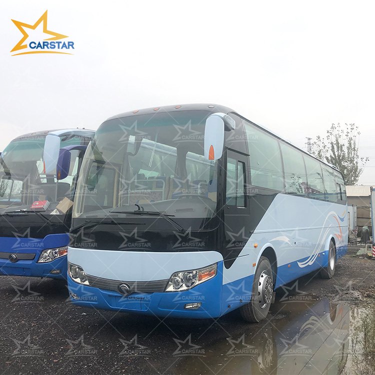 Used 12m Diesel 2 Axles LHD Passenger Bus Price 60 Seater Used Bus Luxury Coach