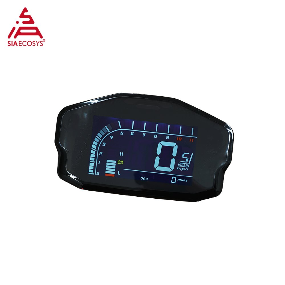 SiAECOSYS New DKD LCD-M Speedometer with LIN/CAN-BUS Optional Communication for Electric Scooter and Motorcycle