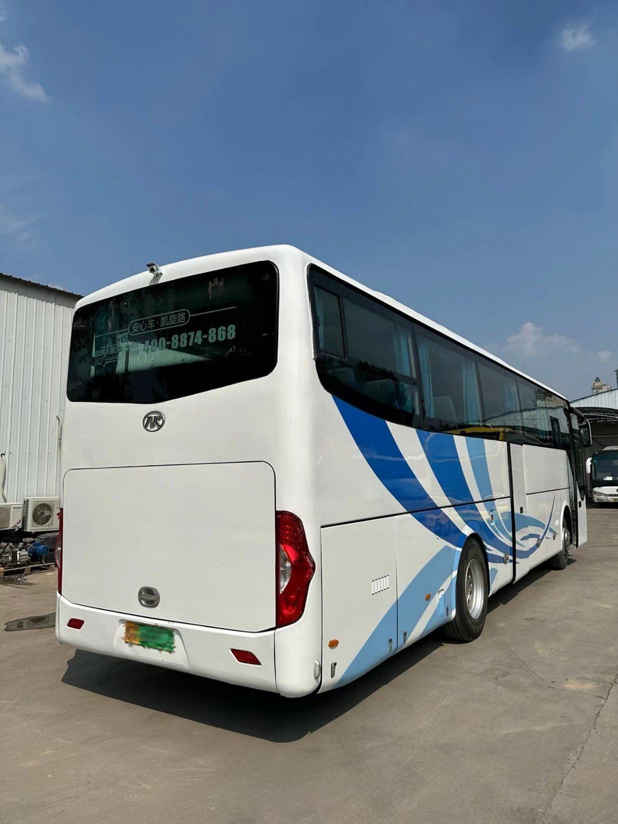 Second Hand Cheap Used Ankai Luxury Cummins Engine Used Passenger City Bus 51 Seater LHD Bus for Sale