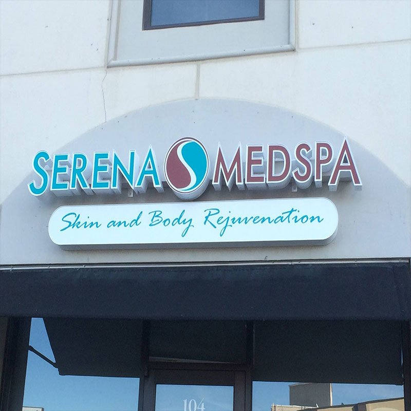 Outdoor LED Light Box Letters Billboard Wall Mounted Shop Storefront Signs and Signage Custom Free Design