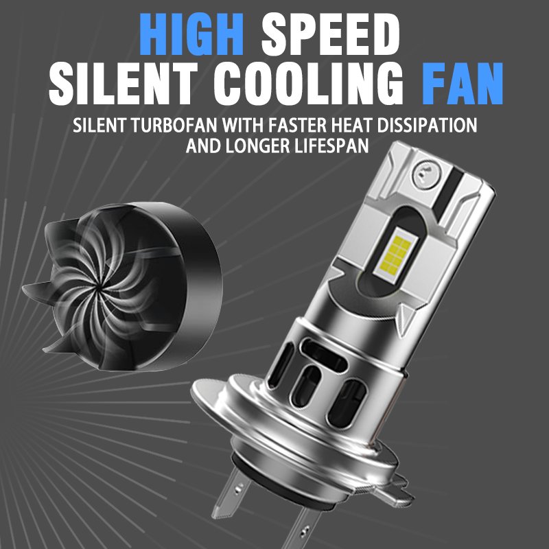 High Brightest H7 360 LED Light Canbus Ampoule 6500K 80W Halogen Replacement Mini Auto Car Lamp H7 H16 LED Headlight Bulb for VW