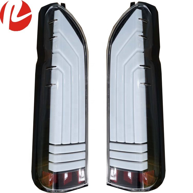 LED Tail Lamp Rear Auto Light for Hiace Van KDH200 2005-2018 White LED Line clear Cover
