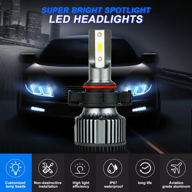 Car Headlight H1 H4 H7 50W LED Bulb H8 H11 9005 HB3 9006 HB4 9004 HB1 9007 HB5 H13 Led Lights 5000LM