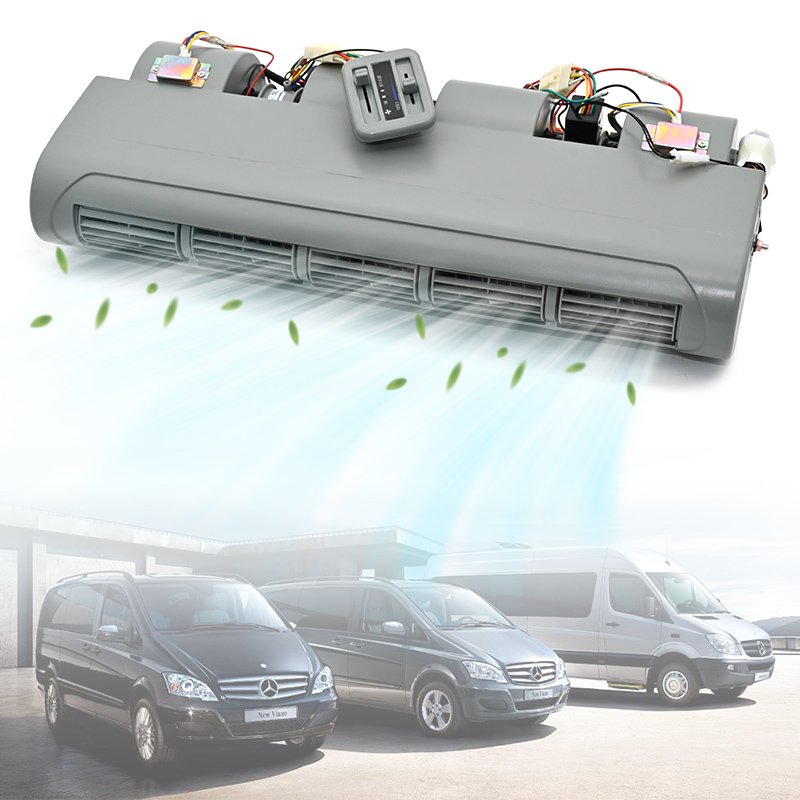 Universal 12v 24v Truck Bread Saloon School Bus Ambulance Vehicle Refrigeration Air Conditioner Evaporator Assembly Unit
