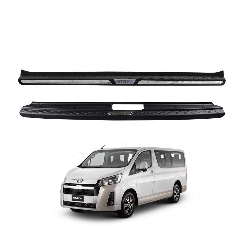 Auto Exterior Accessories Rear Step Guard and Bonnet Trim for TOYOTA HIACE H300 GL GRANDIA COMMUTER DELUXE H200 SUPER GRANDIA