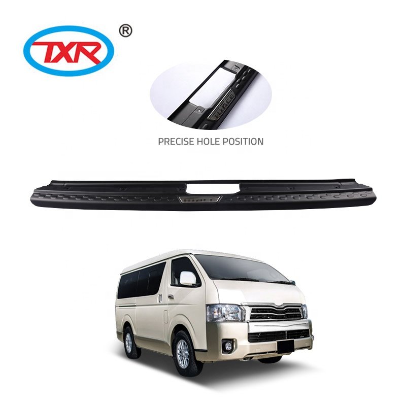Auto Exterior Accessories Rear Step Guard and Bonnet Trim for TOYOTA HIACE H300 GL GRANDIA COMMUTER DELUXE H200 SUPER GRANDIA