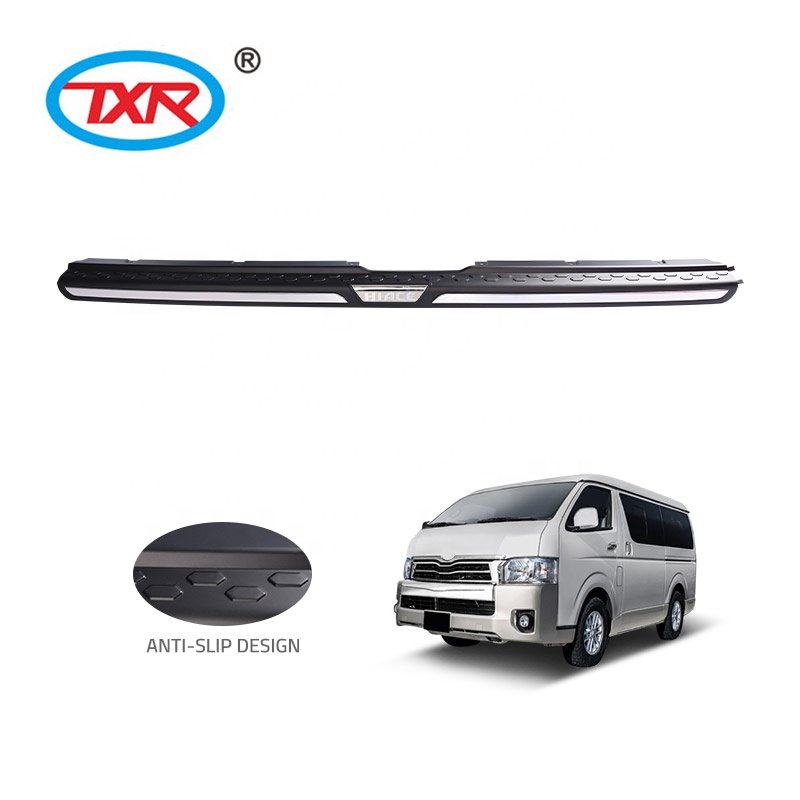 Auto Exterior Accessories Rear Step Guard and Bonnet Trim for TOYOTA HIACE H300 GL GRANDIA COMMUTER DELUXE H200 SUPER GRANDIA