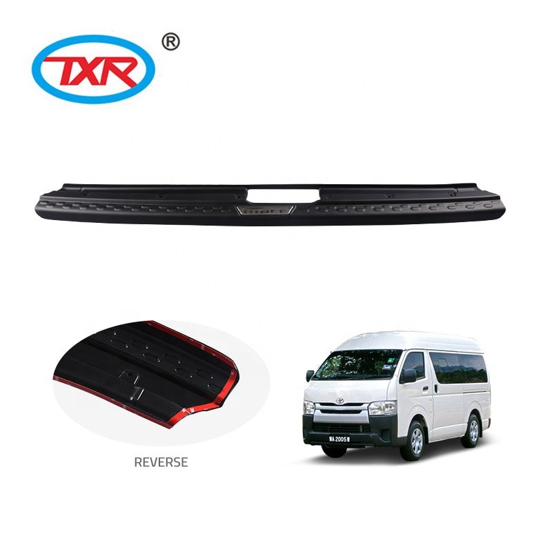 Auto Exterior Accessories Rear Step Guard and Bonnet Trim for TOYOTA HIACE H300 GL GRANDIA COMMUTER DELUXE H200 SUPER GRANDIA