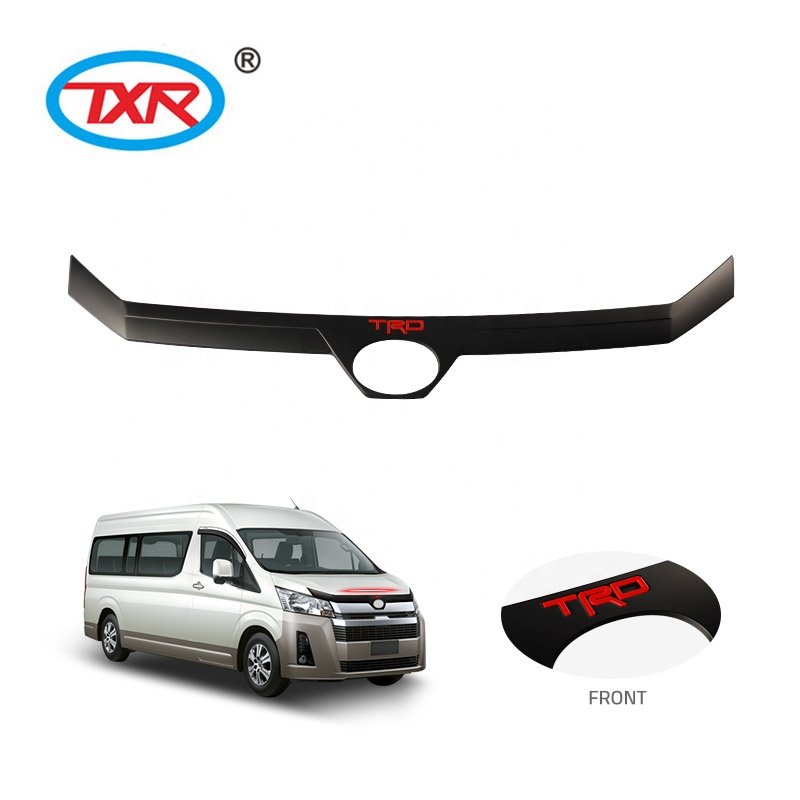 Auto Exterior Accessories Rear Step Guard and Bonnet Trim for TOYOTA HIACE H300 GL GRANDIA COMMUTER DELUXE H200 SUPER GRANDIA