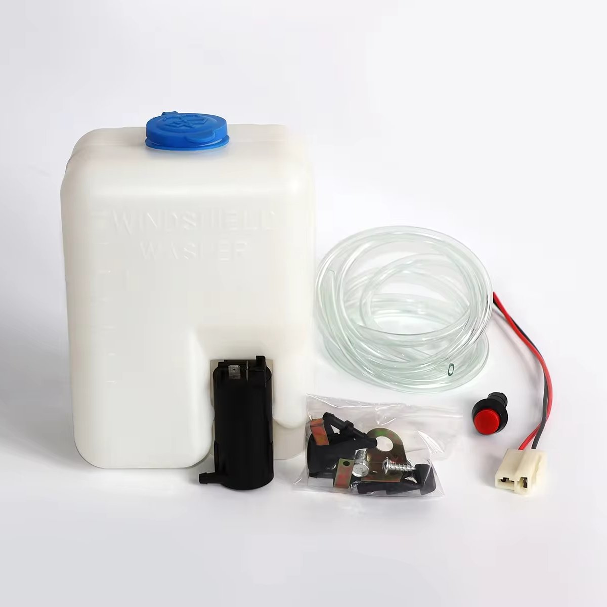 Universal New Windshield Washer Pump Bottle System Tank Car Wash Kit 7502-384