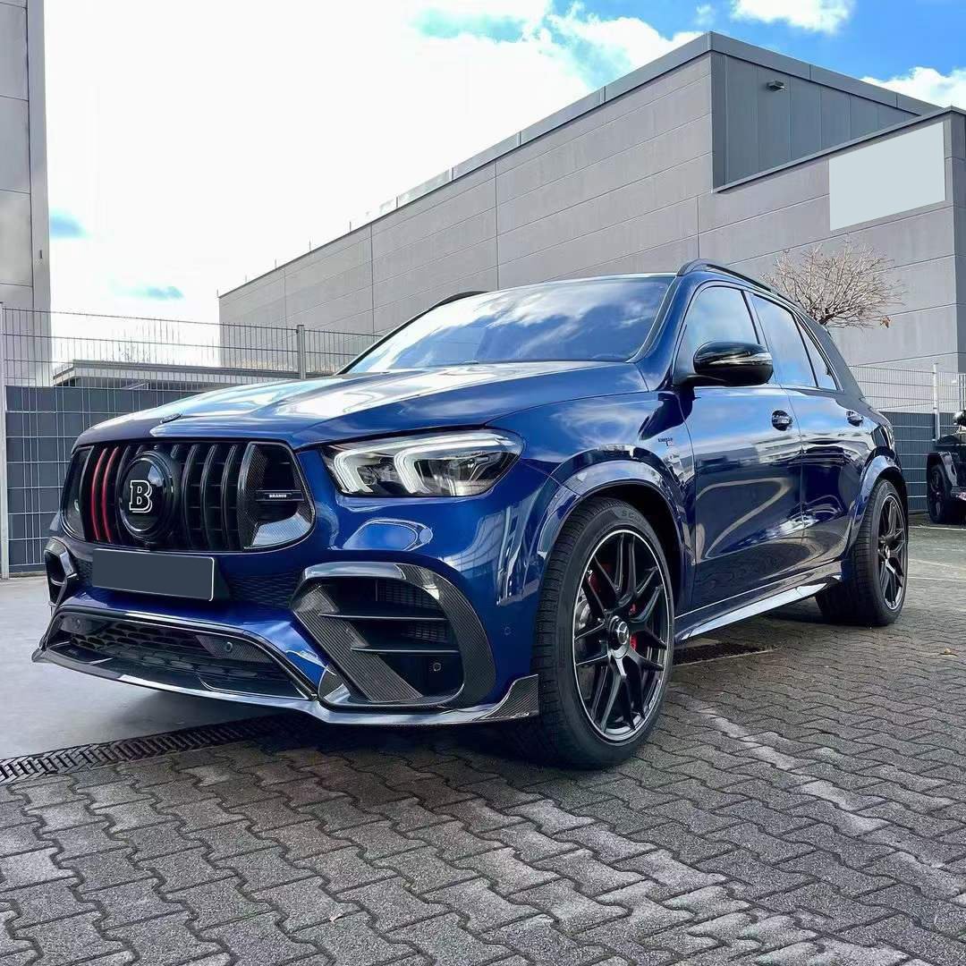 YIKU Exclusive Sale Dry Carbon Fiber Brabu s Body Kit for Mercedes-Benz GLE63 Coupe B Style Auto Body Syetems Top Quality