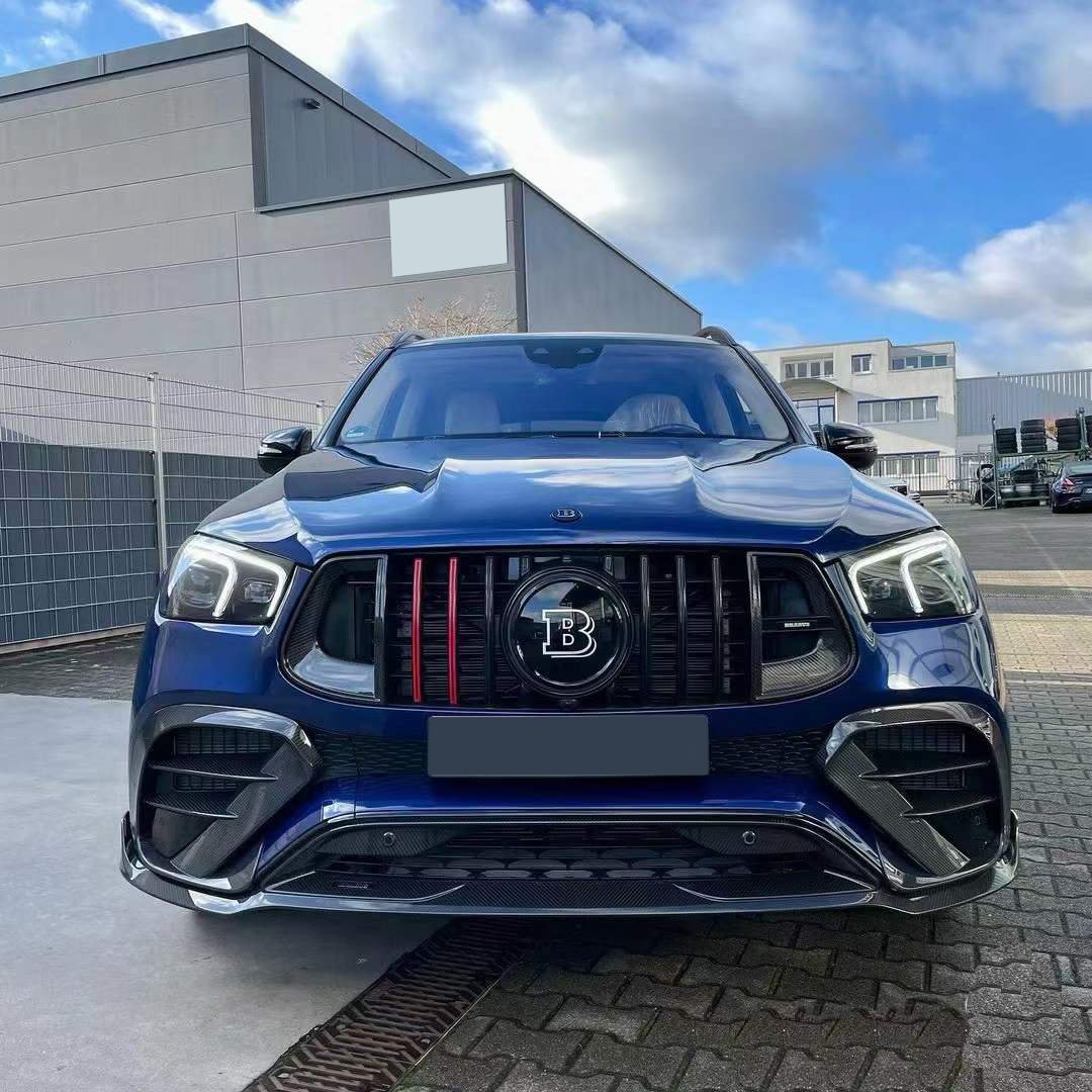 YIKU Exclusive Sale Dry Carbon Fiber Brabu s Body Kit for Mercedes-Benz GLE63 Coupe B Style Auto Body Syetems Top Quality