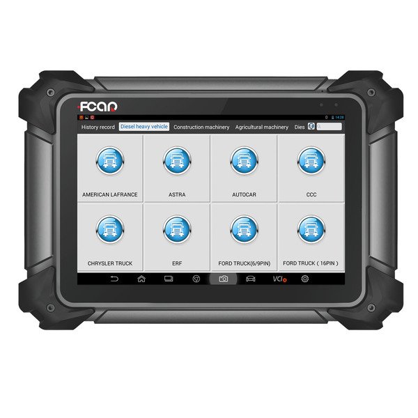 Heavy Duty Use Automotive Diagnostic Scanner FCAR F7S-D for Bus Diesel Engine Construction Machinery Truck Diagnostic Tool