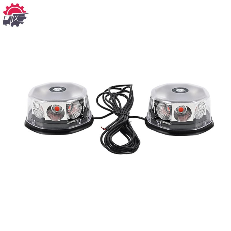 LED Strobe Warning Light, Magnetic Roof signal Light, Circular Warning Light, Suitable for School Buses, Road Rescue Vehicles