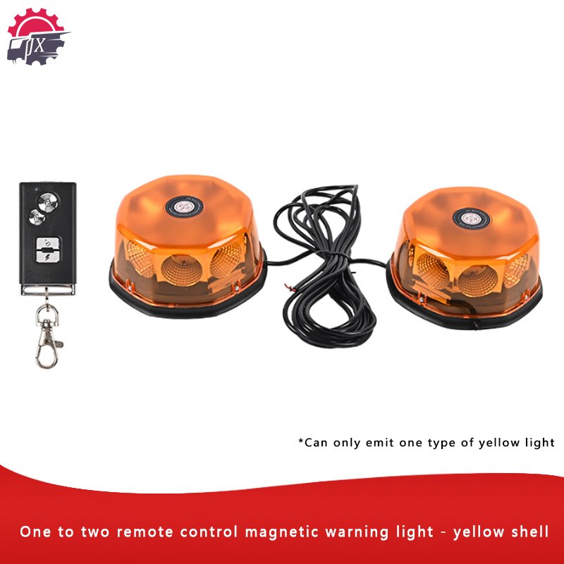 LED Strobe Warning Light, Magnetic Roof signal Light, Circular Warning Light, Suitable for School Buses, Road Rescue Vehicles