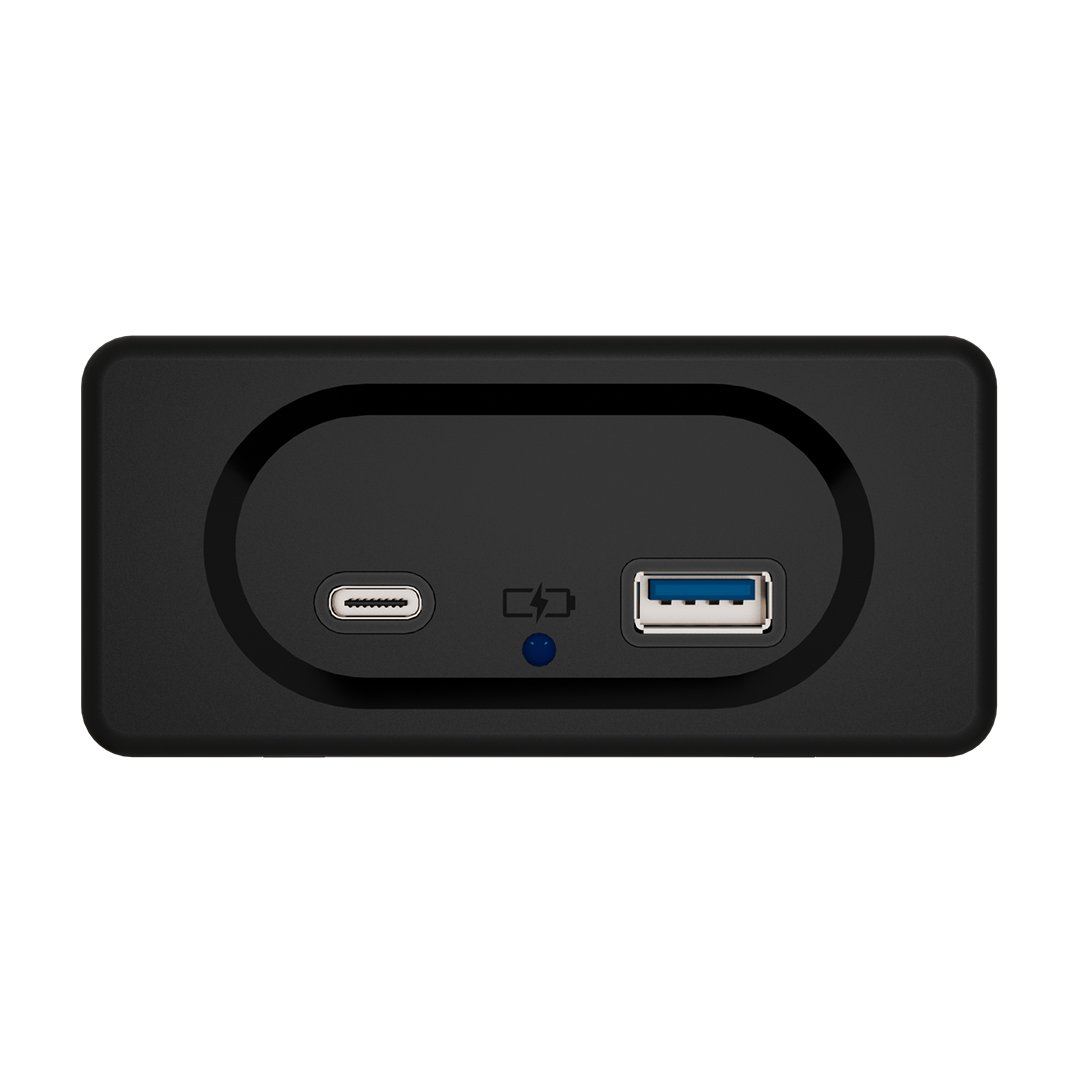 Panel Flush Mount Rectangular Qc 3.0 Pd Fast 12V 24V Bus Boat Marine Caravan Rv Camper Usb Charger Socket Power Outlet