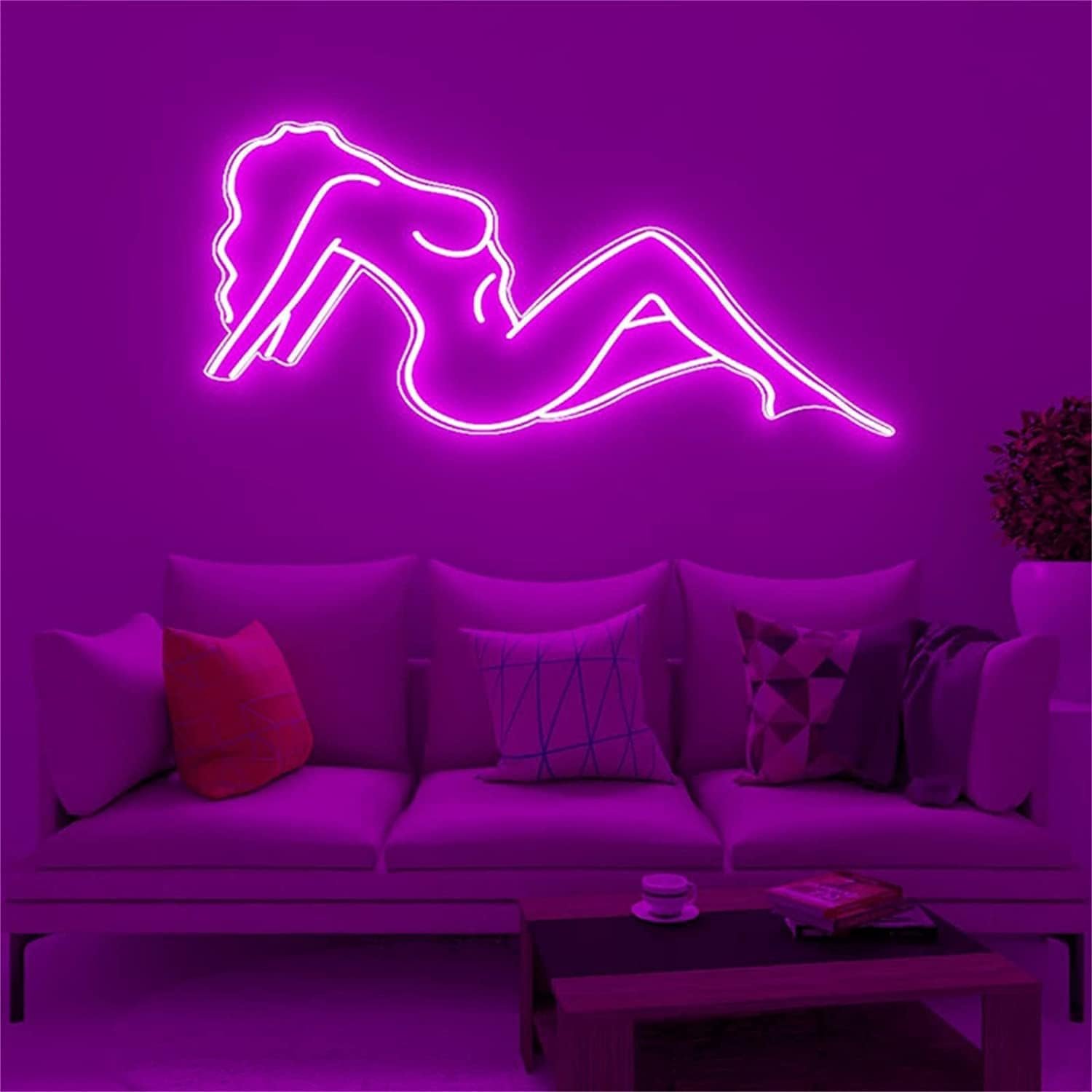 Sexy Girl Lady Woman Custom Bud Neon Wall Home KTV Decor Multi Color LED Neon Sign