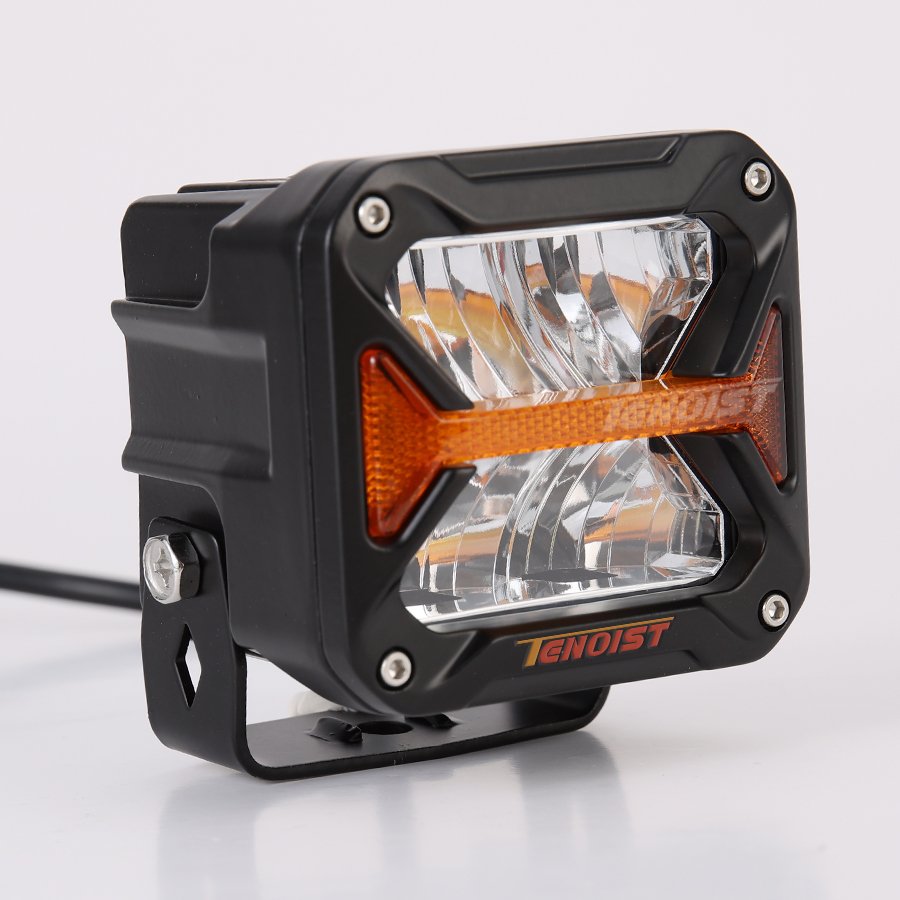 3.2 Inch Super Bright With DRL LED Flood Work Driving Head Light for Motorcycle Offroad Truck BUS ATV UTV 12-80V DC