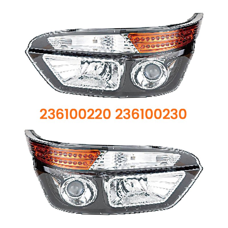 Bus Headlight Taillamp Fog Lamp Light for YUTONG HIGER KINGLONG Bus Parts Lighting Systems Bus Accessories Spare Parts