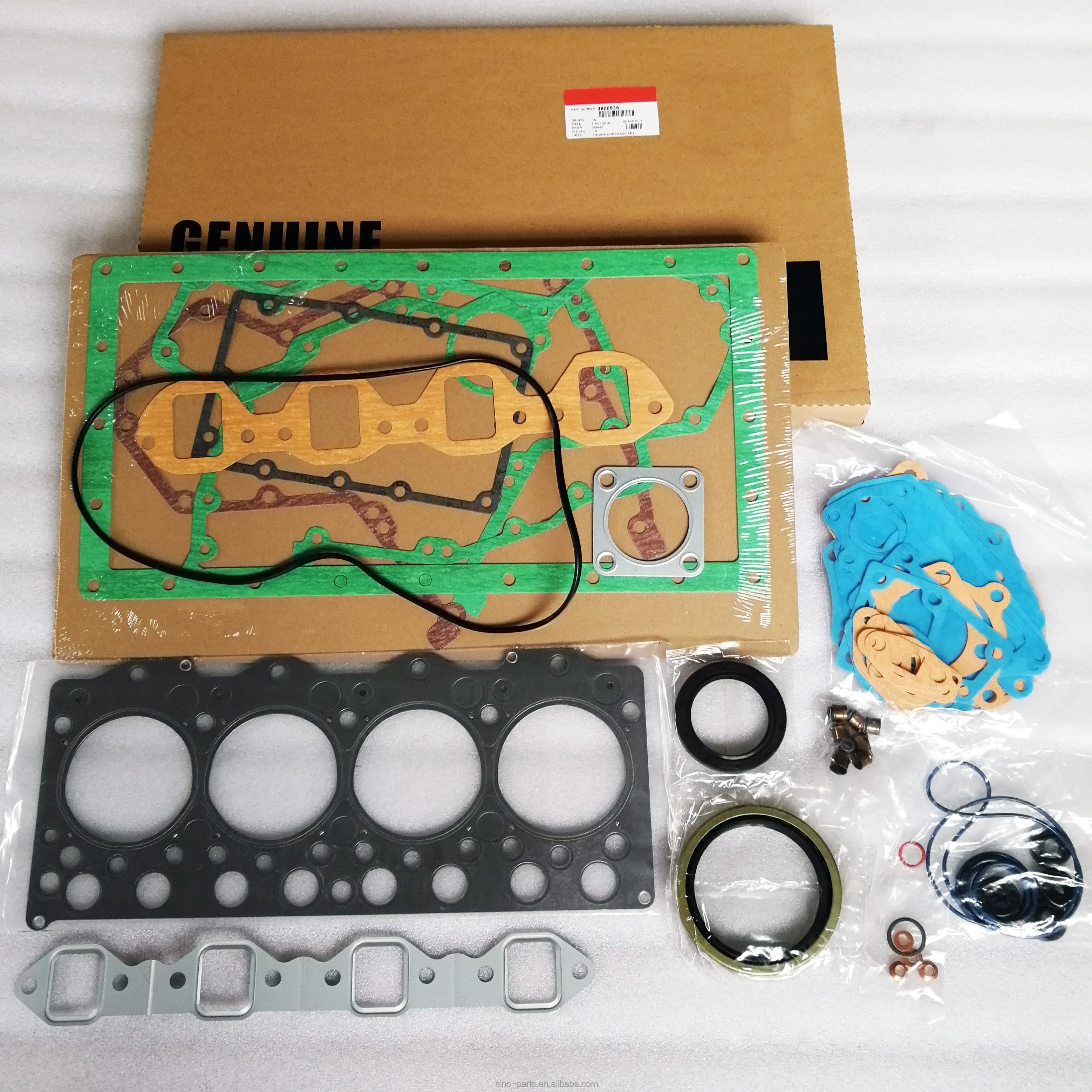 Excavator B3.3 Engine Overhaul Gasket Kit 3800939 Full Gasket Set