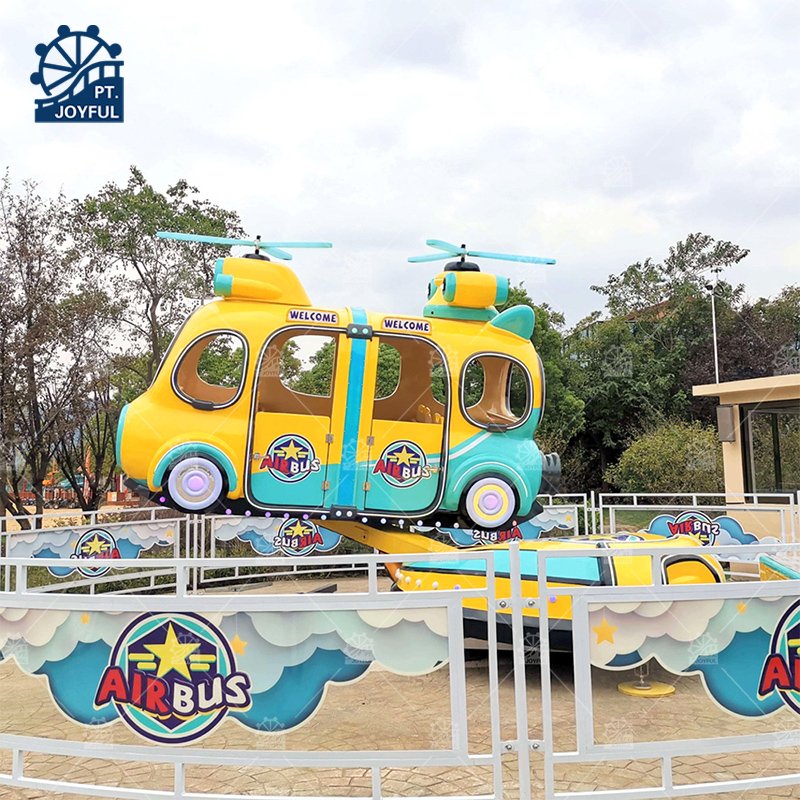 Shopping Mall Business Mechanical Amusement Ride Flying and Rotating Air Bus for Sale