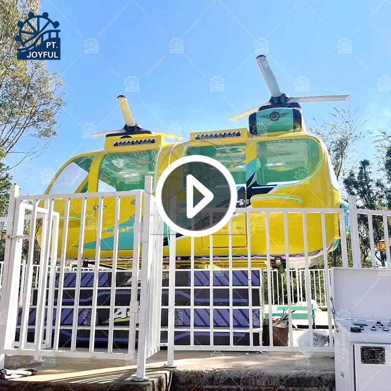 Shopping Mall Business Mechanical Amusement Ride Flying and Rotating Air Bus for Sale