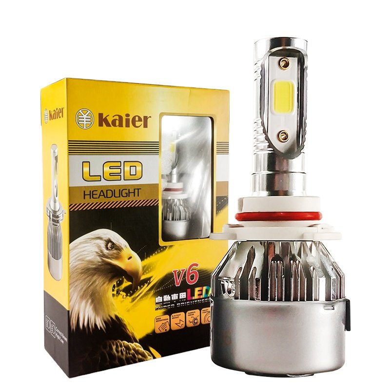Kaier V6 Led Headlight Factory HOT Selling in Malaysia India Middle East Europe Middle Asia H4 D2 Car Led Headlight