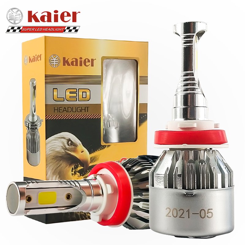 Kaier V6 Led Headlight Factory HOT Selling in Malaysia India Middle East Europe Middle Asia H4 D2 Car Led Headlight