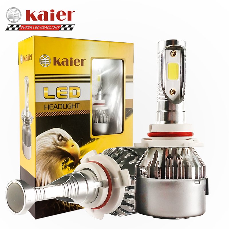 Kaier V6 Led Headlight Factory HOT Selling in Malaysia India Middle East Europe Middle Asia H4 D2 Car Led Headlight