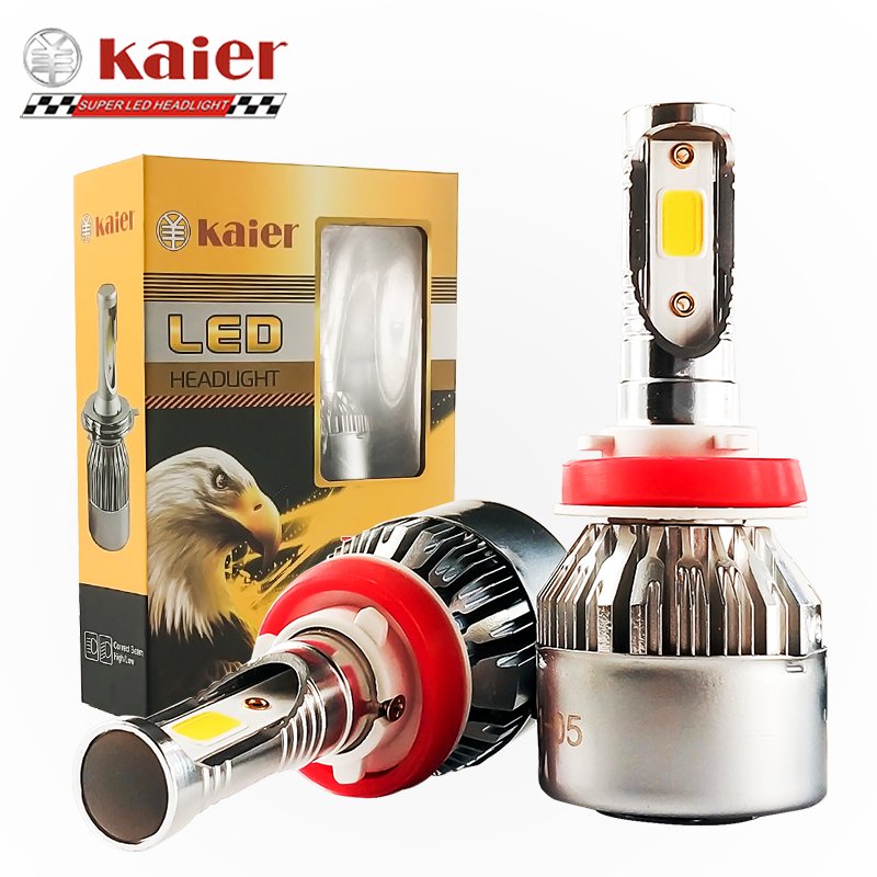 Kaier V6 Led Headlight Factory HOT Selling in Malaysia India Middle East Europe Middle Asia H4 D2 Car Led Headlight